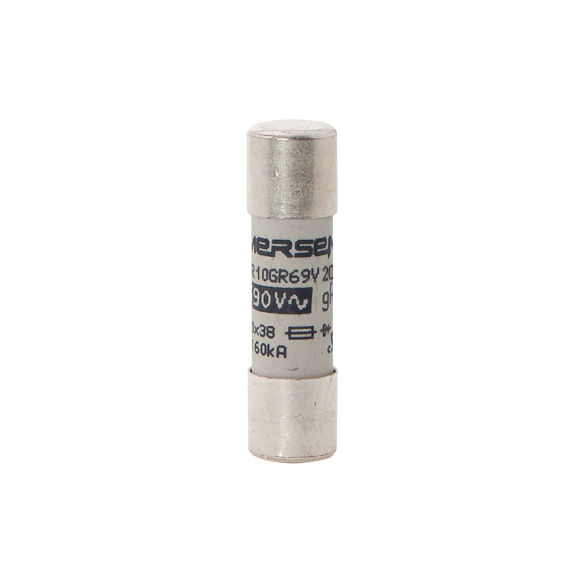 E1014580 - Cylindrical fuse-link gR 690VAC 10x38, 20A, without indicator